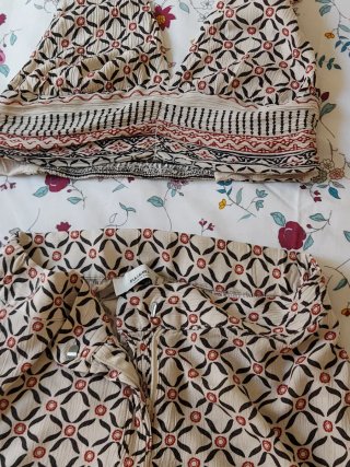 Conjunto bohemio Pull&Bear 2 piezas.