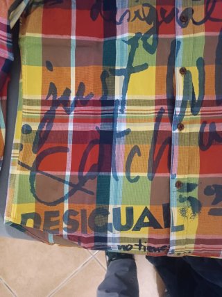 Camisa Desigual XL Multicolor com Grafismos