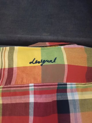 Camisa Desigual XL Multicolor com Grafismos