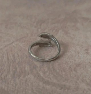 Anillo plateado de Shein