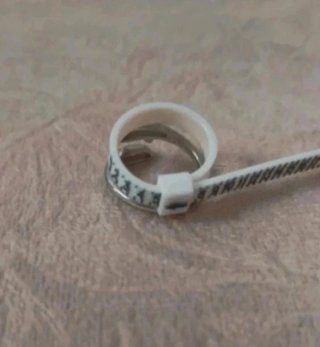 Anillo plateado de Shein