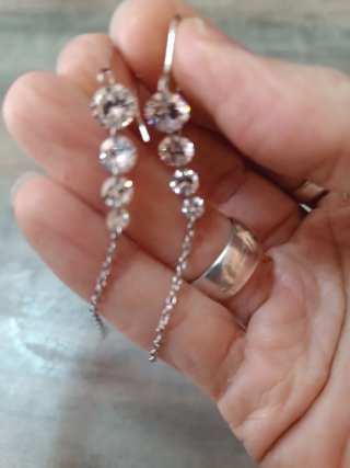 Conjunto collar y pendientes circonitas