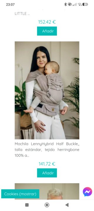 Mochila Fular LennyLamb Ergonómica