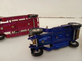 Lote Coches Antiguos Metal y Plástico