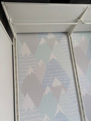 Estructura pared modular Ikea