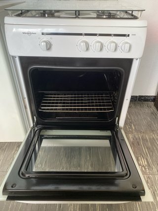 Cocina de gas Vitrokitchen blanca