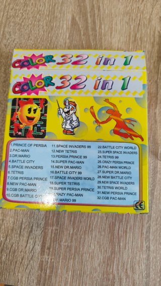 Cartucho Game Boy Color 32 en 1