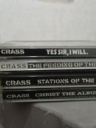 CRASS 4 CDs Punk Rock