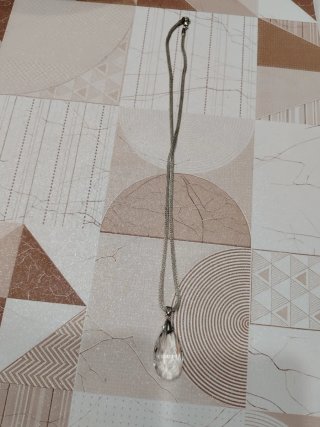 Collana donna con ciondolo cristallo