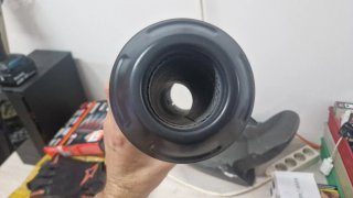 Tubo de escape LV negro