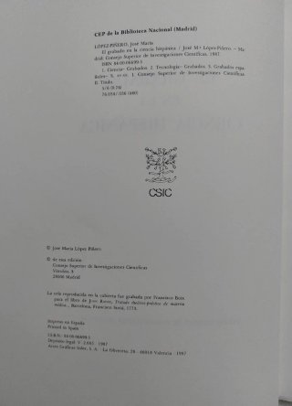 El grabado en la ciencia hispánica