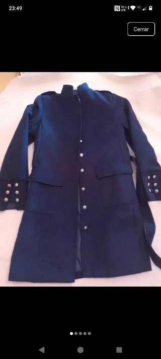 Abrigo militar azul