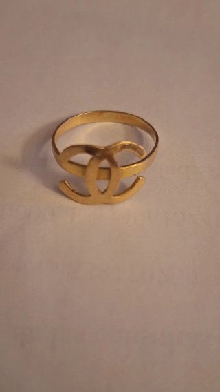 Anillo Chanel Oro 18k CC