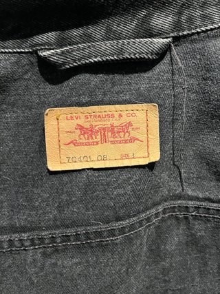 Chaleco tejano Levi's negro