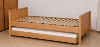 Cama nido madera 1m x 2m con cama inferior