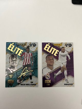 Cromos Megacrack Nico Williams y Mbappé