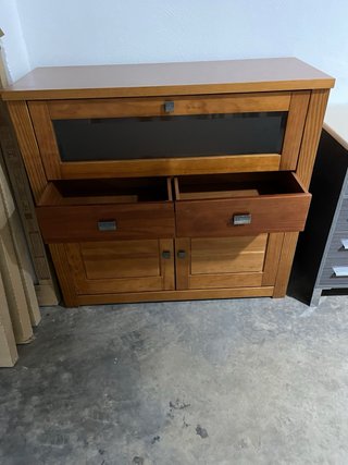 MUEBLE APARADOR DE MADERA MACIZA