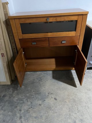 MUEBLE APARADOR DE MADERA MACIZA