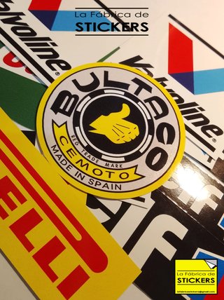 Pack 12 Pegatinas VARIOS MOTOR vinilo impreso