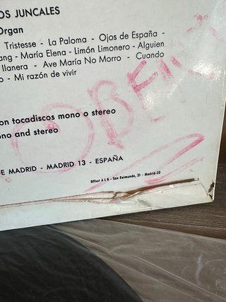 Vinilo Los Ídolos Paraguayos