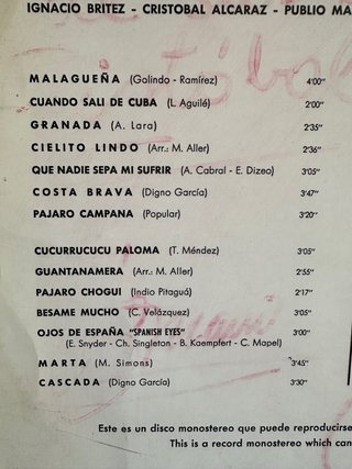 Vinilo Los Ídolos Paraguayos