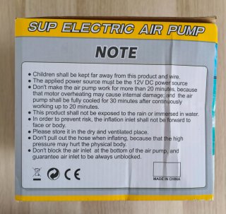 Pompa ad aria elettrica SUP HT-782