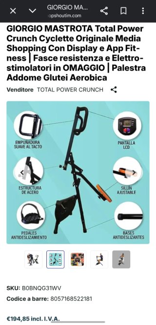 Total Power Crunch + Cyclette