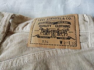 2 LEVIS STRAUSS pana y vaquero 32-34 CHOLLO