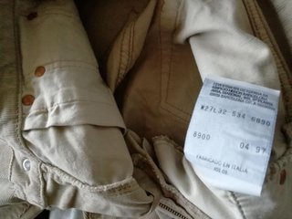 2 LEVIS STRAUSS pana y vaquero 32-34 CHOLLO