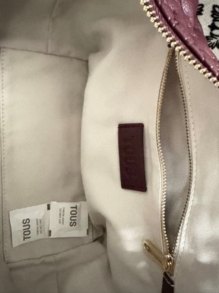 Bolso Tous Hobo Puffy Bear Burdeos