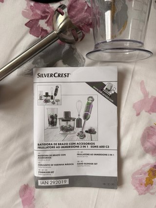Batidora SilverCrest 3 en 1 - 600W