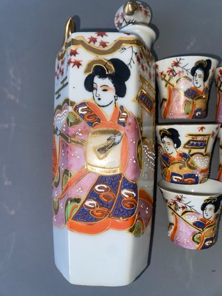 Conjunto de porcelana japonesa