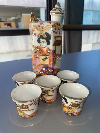 Conjunto de porcelana japonesa