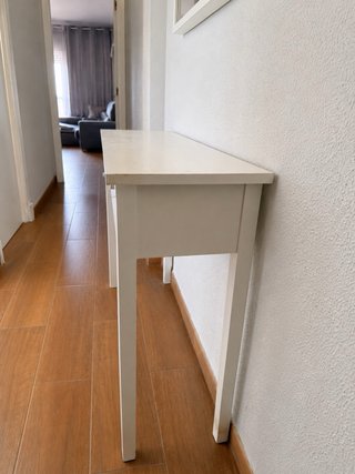 Mueble recibidor vintage con espejo