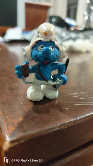 Coppia di Puffi anni 80