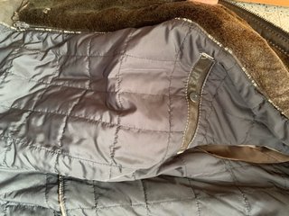 Chaqueta de cuero OLD LONDON marrón