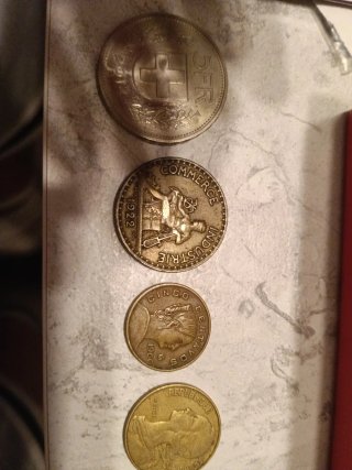 Lote 6 monedas antiguas