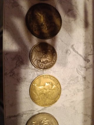 Lote 6 monedas antiguas