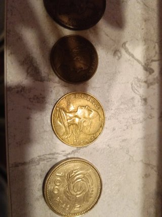 Lote 6 monedas antiguas