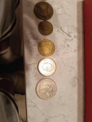 Lote 6 monedas antiguas