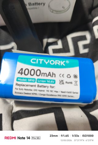 Batería CITYORK 4000mAh Li-ion 14.4V