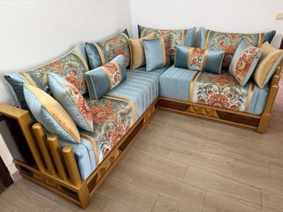 Salón Marroquí Sofá y Mesa Centro