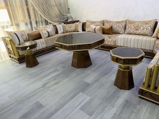 Salón Marroquí Sofá y Mesa Centro