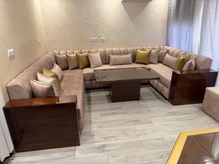Salón Marroquí Sofá y Mesa Centro