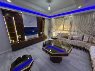 Salón Marroquí Sofá y Mesa Centro