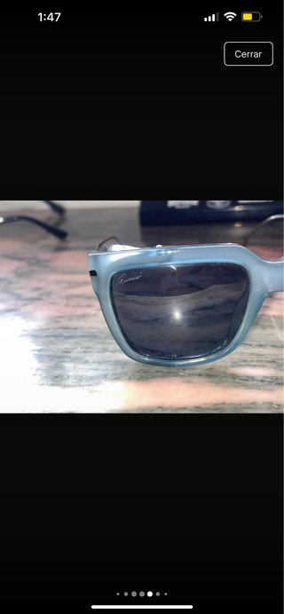 Gafas de sol Gucci cuadradas azules