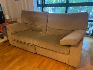 Divano reclinabile 2 posti beige
