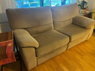 Divano reclinabile 2 posti beige