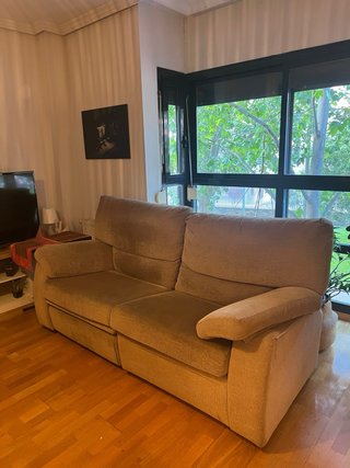 Divano reclinabile 2 posti beige