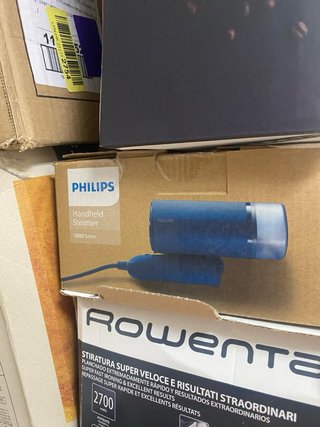Plancha Vertical Philips Azul